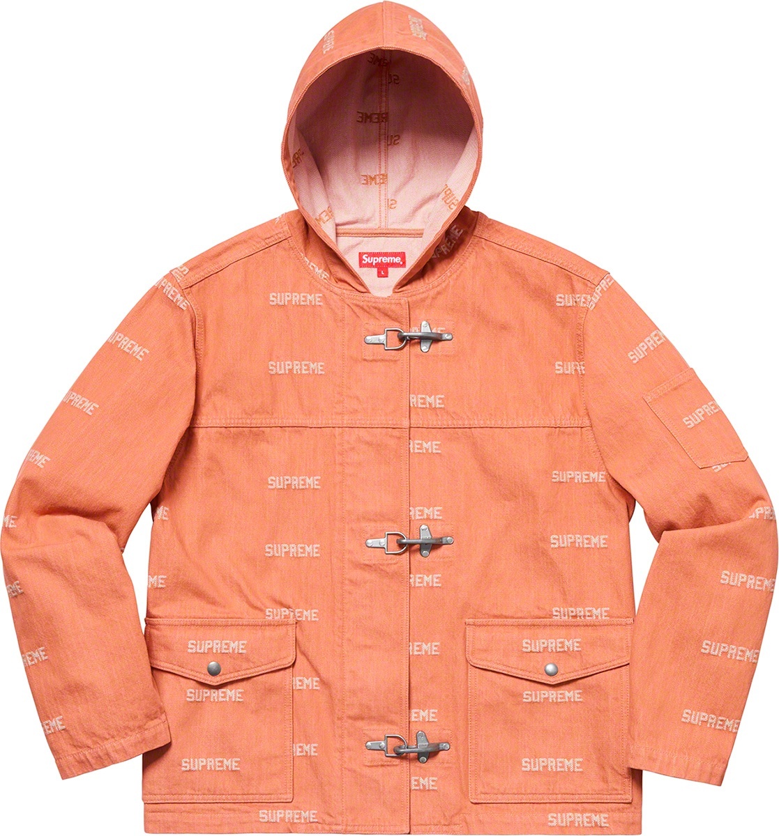 Logo Denim Turnout Jacket view 7